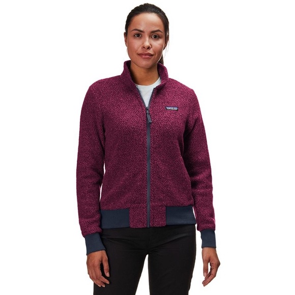 Patagonia Woolyester Fleece Jacket Oxide Red Small - Picture 1 of 6